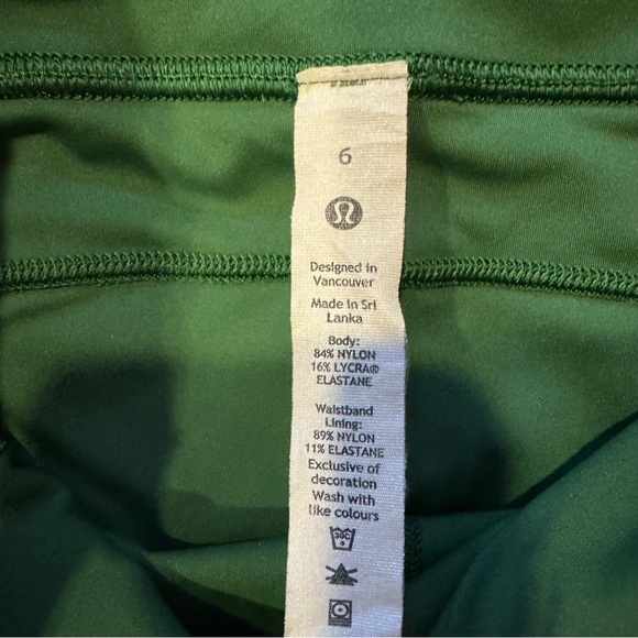 Lululemon Fast and Free High-Rise Tight 25" in Everglade Green Sz 6 - Picture 5 of 9